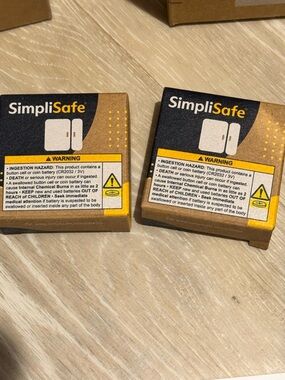 FACTORY SEALED SimpliSafe Entry Sensor (2 Pack) Window & Door Protection Sensors